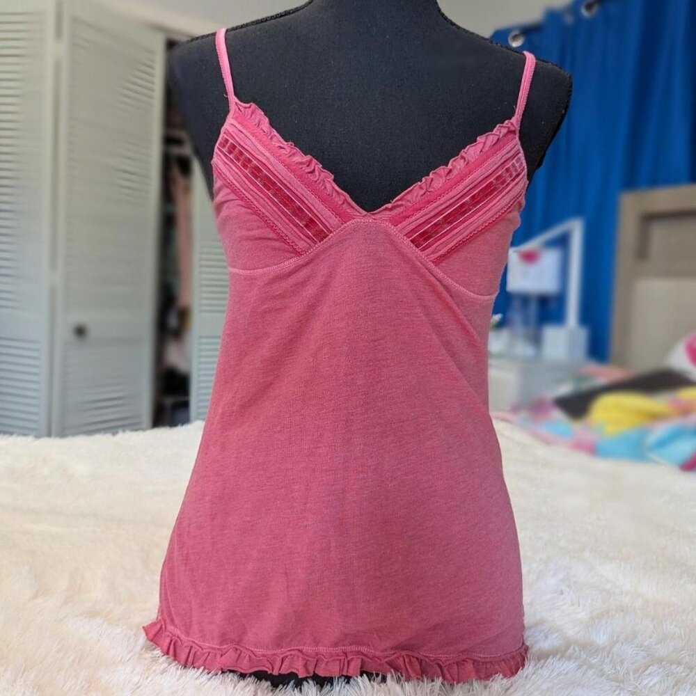 Vintage Pink  Babydoll Hollister Tank top